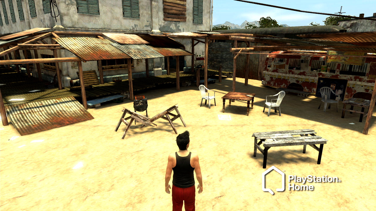 Far Cry 2's PlayStation Home Space Is Interesting - Gematsu