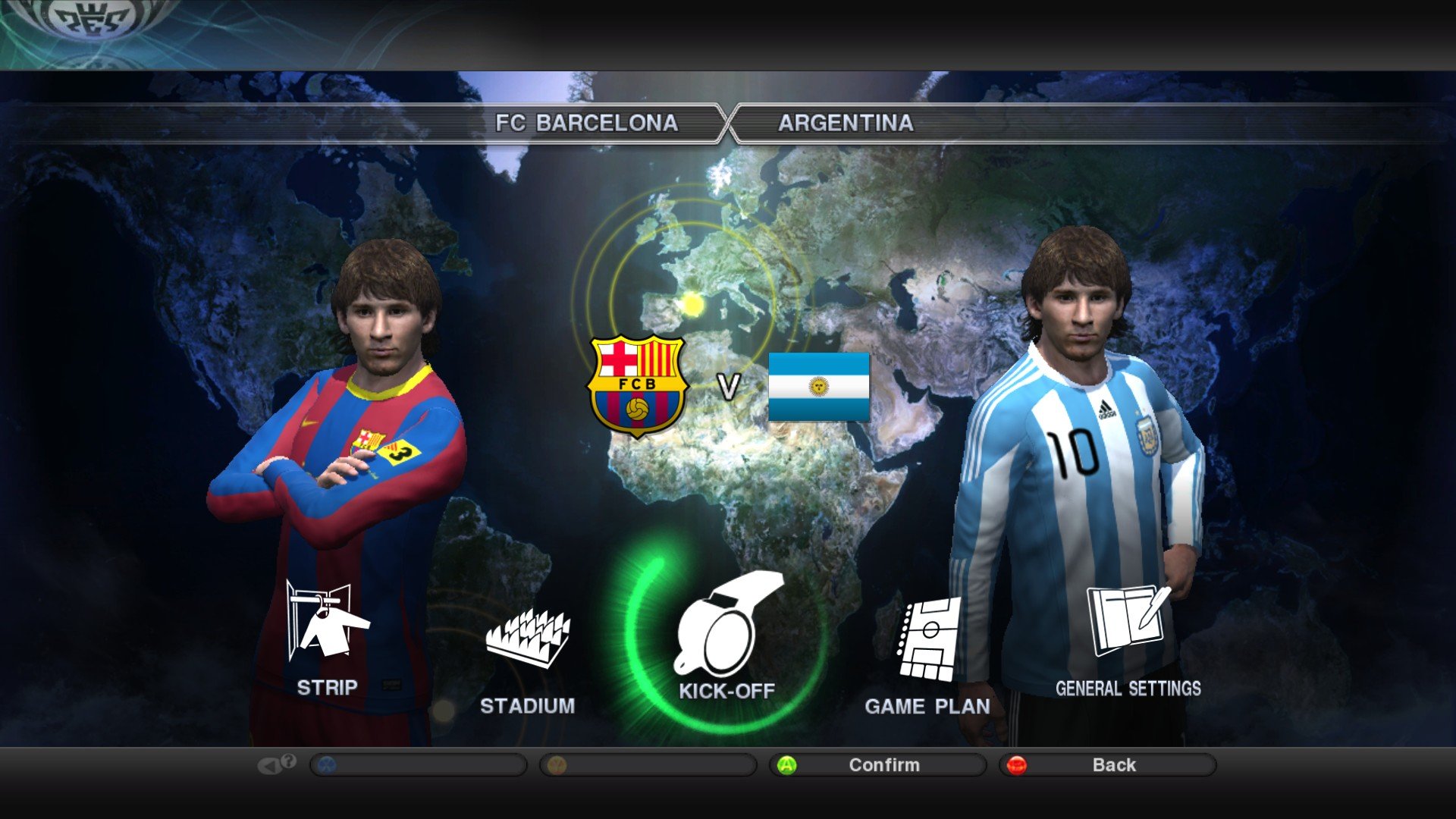 PES 2011 media reveals menus, new gameplay - Gematsu