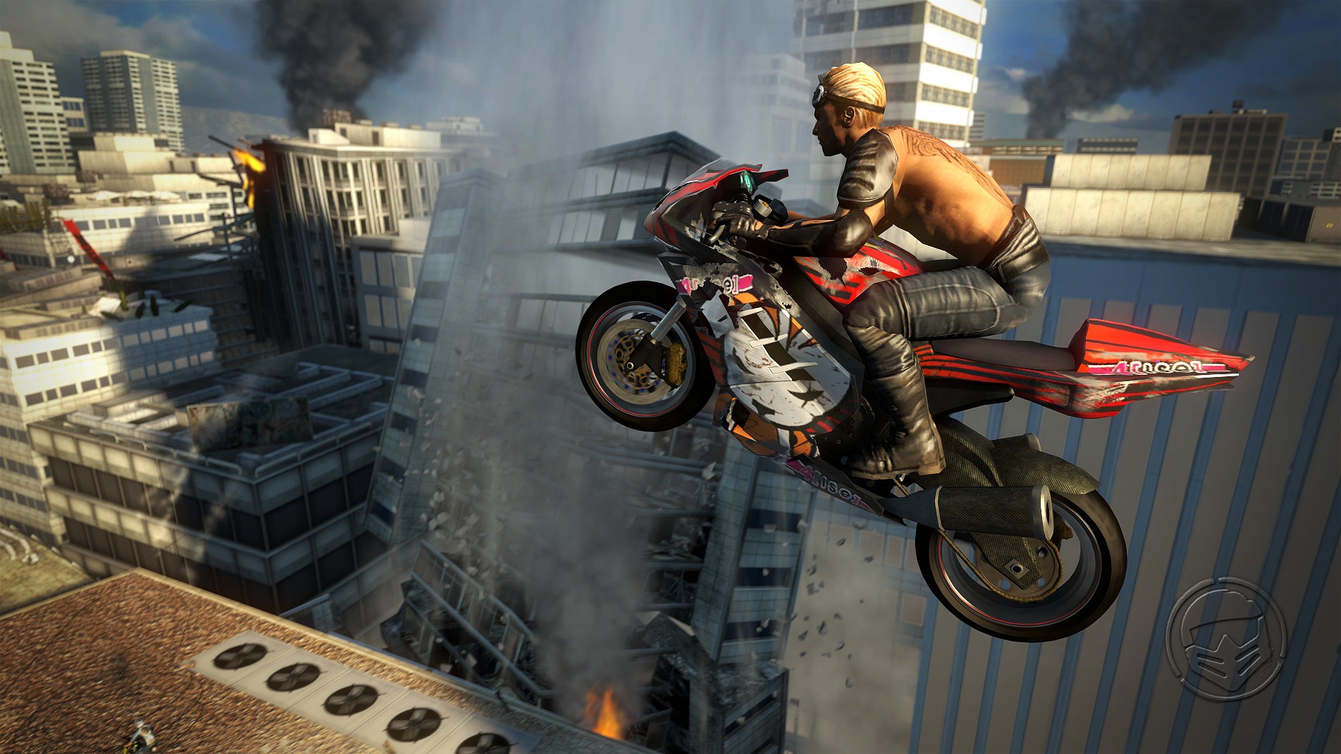 Motorstorm Apocalypse’s Skyline track hops roofs Gematsu