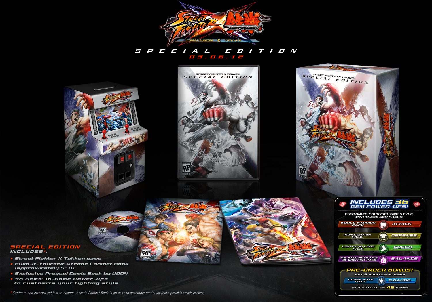 Street Fighter X Tekken Collector's Edition Japanese Xbox 360