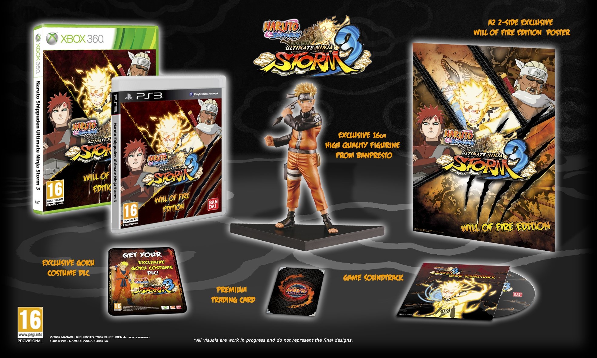 Narutimate Storm 3 European limited editions announced - Gematsu