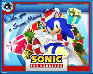 Happy Holidays from Sonic the Hedgehog