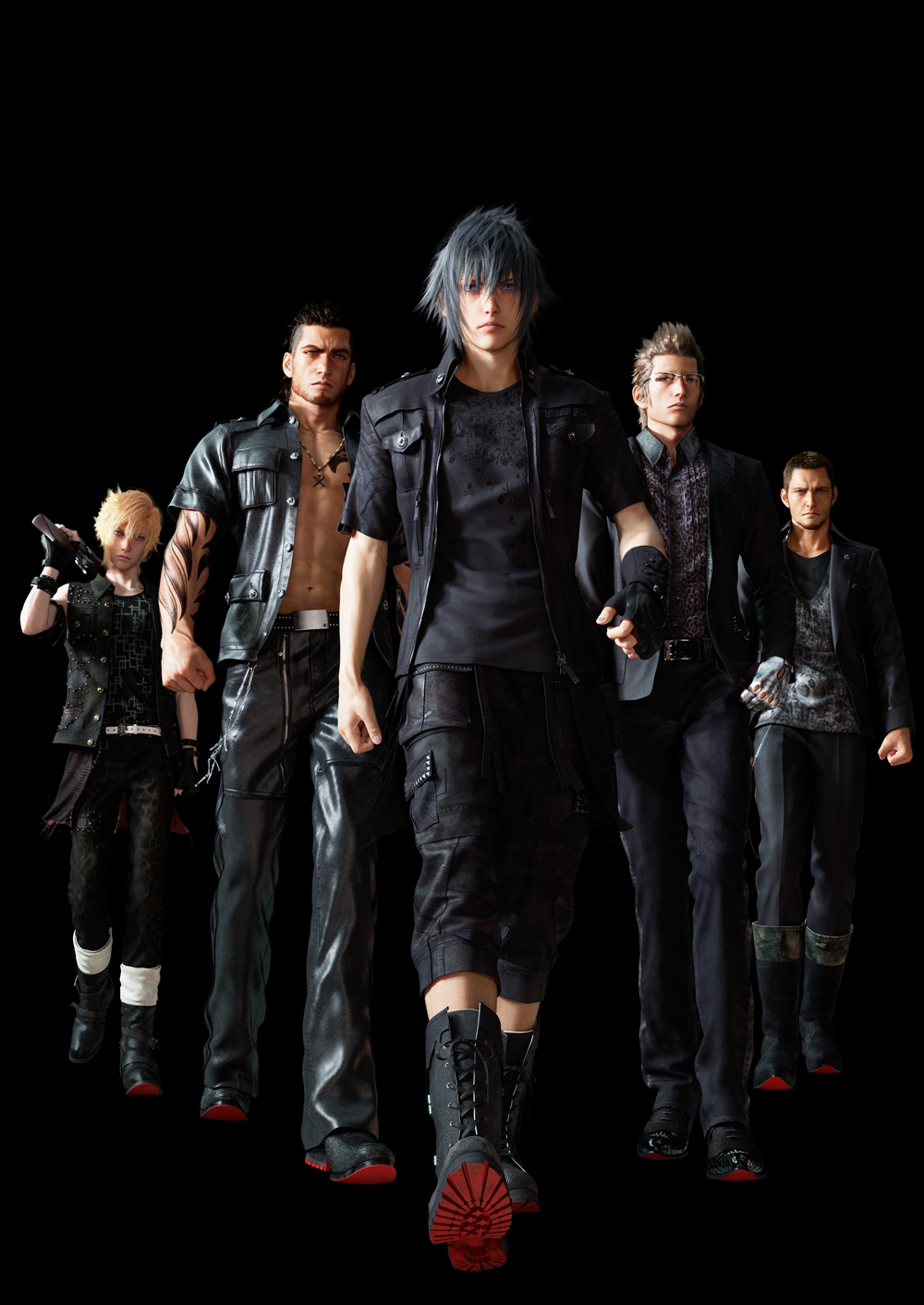 Final Fantasy XV Main Characters Officially Detailed Gematsu