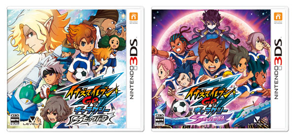 Nintendo 3DS Inazuma Eleven Go Galaxy Super Nova & Big Bang 2 game set Japan