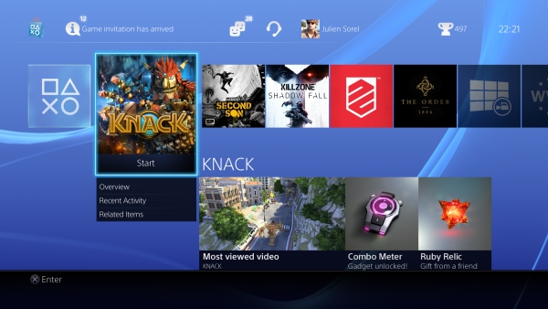New PlayStation 4 UI details surface - Gematsu