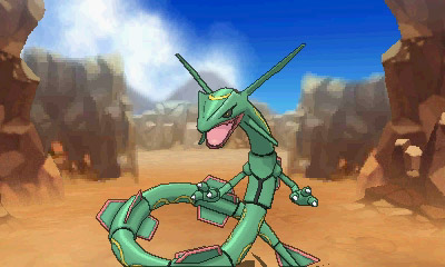 Receive a Shiny Rayquaza in Pokemon Omega Ruby and Alpha Sapphire