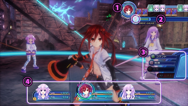 Hyperdimension Neptunia VII details battle system - Gematsu