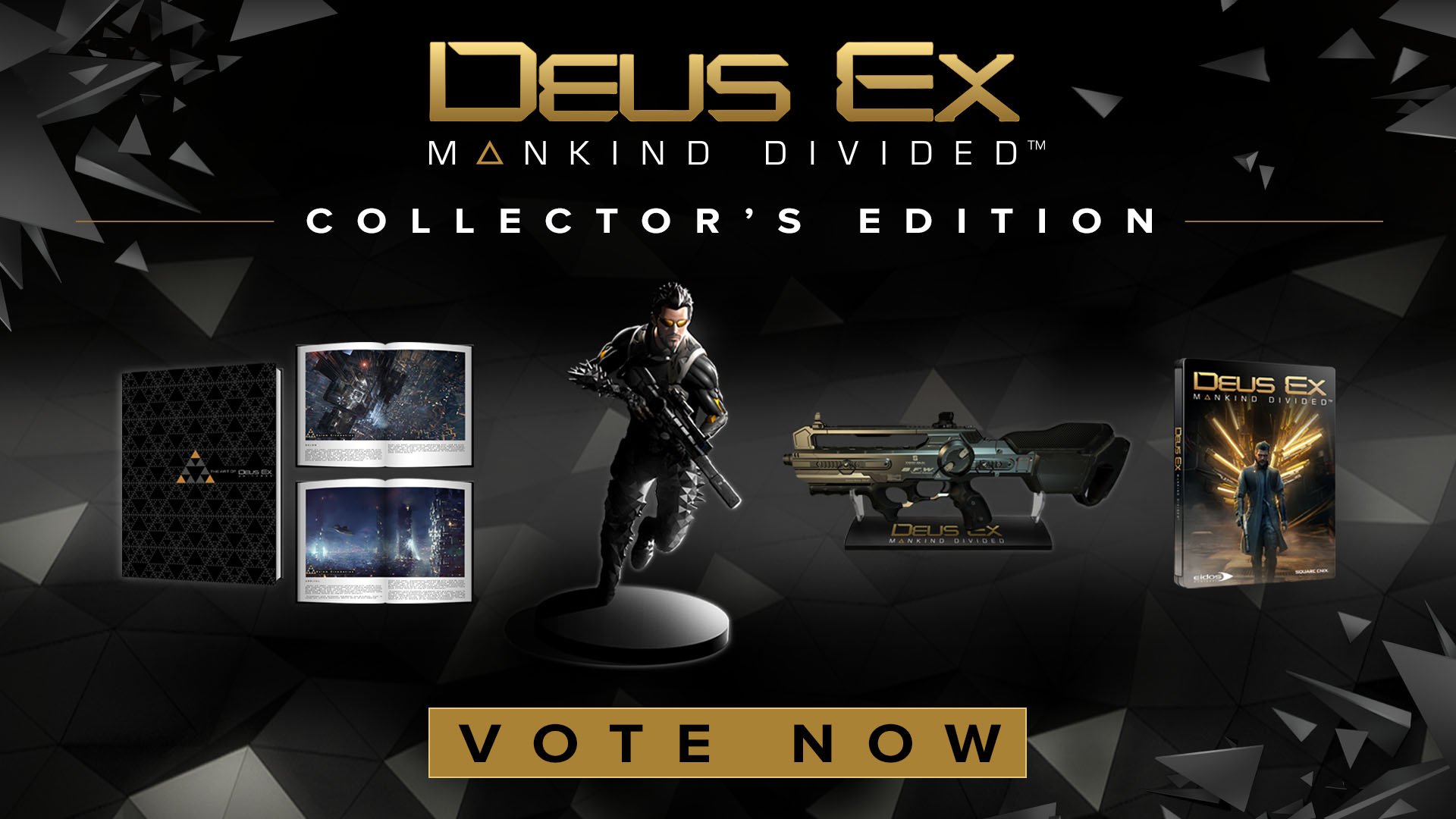 Deus Ex Mankind Divided Fan Driven Collector S Edition Announced Gematsu