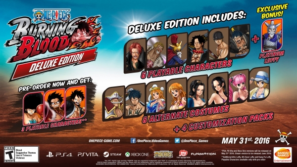 ONE PIECE BURNING BLOOD - Gold Edition