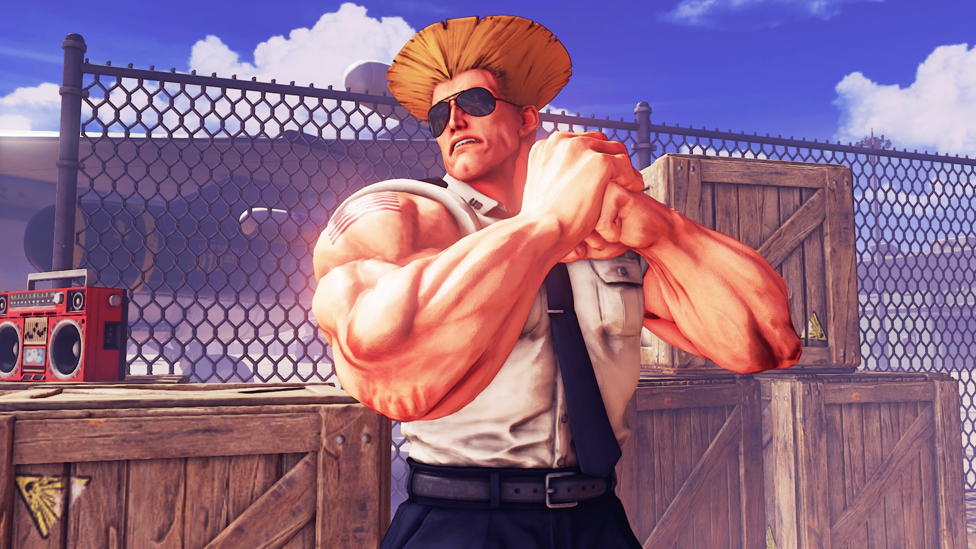 Guile Street Fighter GIF - Guile Street Fighter Crouch Walk