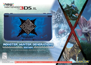 New Nintendo 3DS XL Monster Hunter Generations Edition