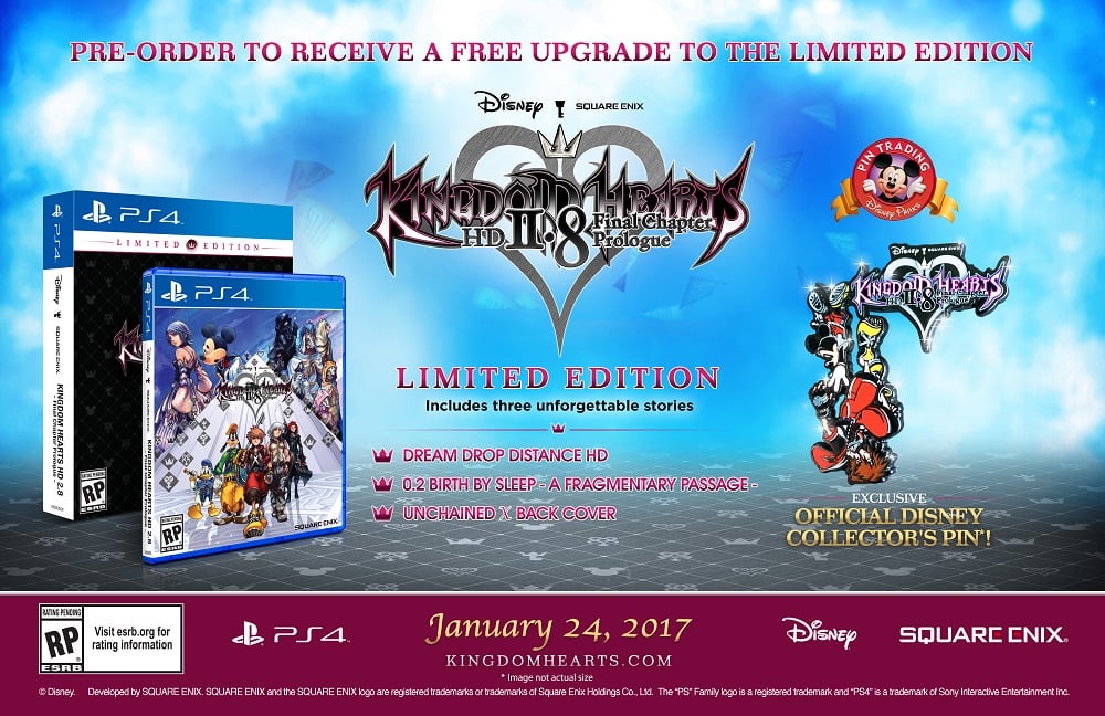 Kingdom Hearts HD 2.8 limited edition announced -