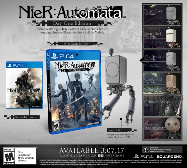 Square Enix officially unveils Nier: Automata's Game of the YoRHa Edition