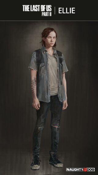 The Last of Us Part II artwork shows Ellie and her tattoo - Gematsu