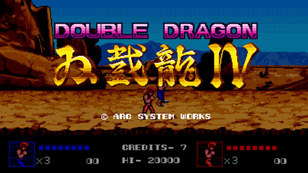 Super Double Dragon, Double Dragon Advance PS4 Ports Announced