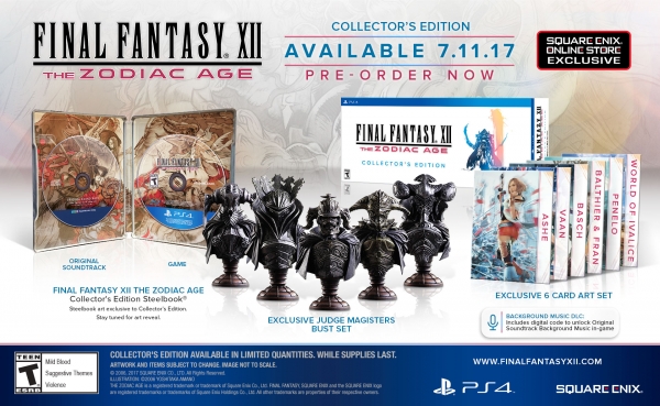 Final Fantasy XII: The Zodiac Age special editions announced - Gematsu Final Fantasy XII: The Zodiac Age special editions announced - Gematsu
