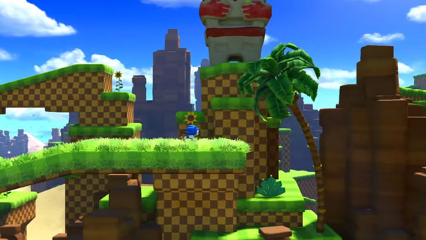 Novo gameplay de Sonic Forces clássica mostra fase Green Hill Zone