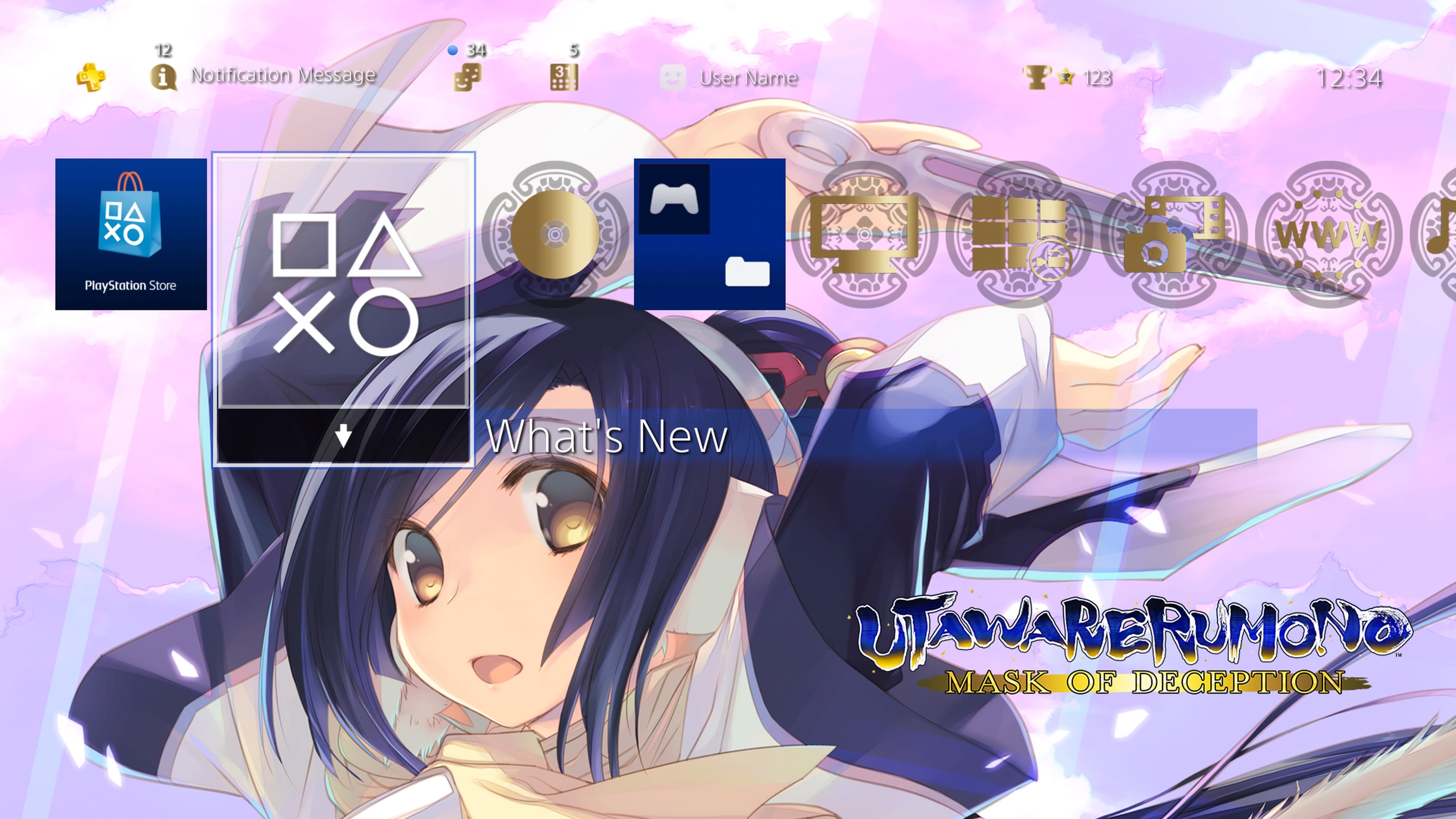 Utawarerumono: Mask of Deception PS4 and PS Vita themes now available -  Gematsu