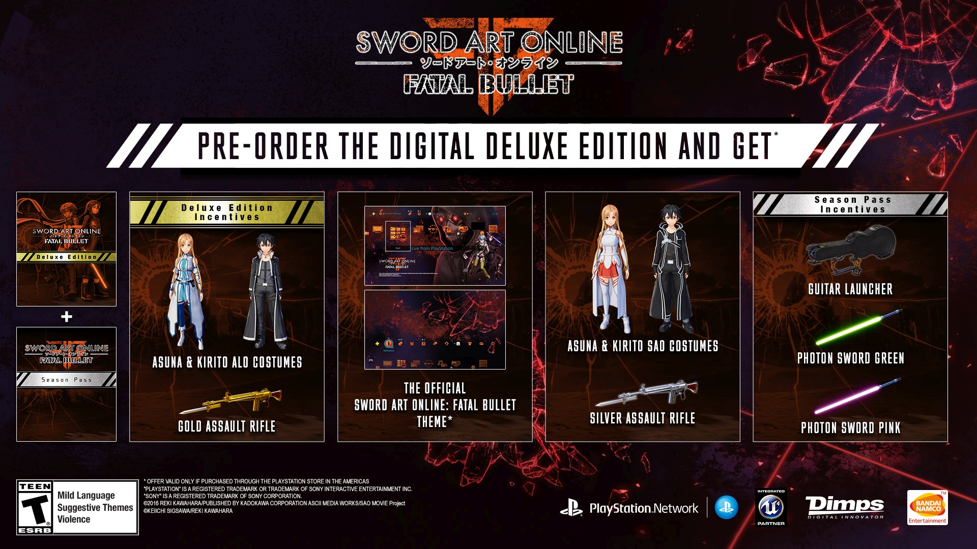 Sword Art Online: Fatal Bullet for PlayStation 4