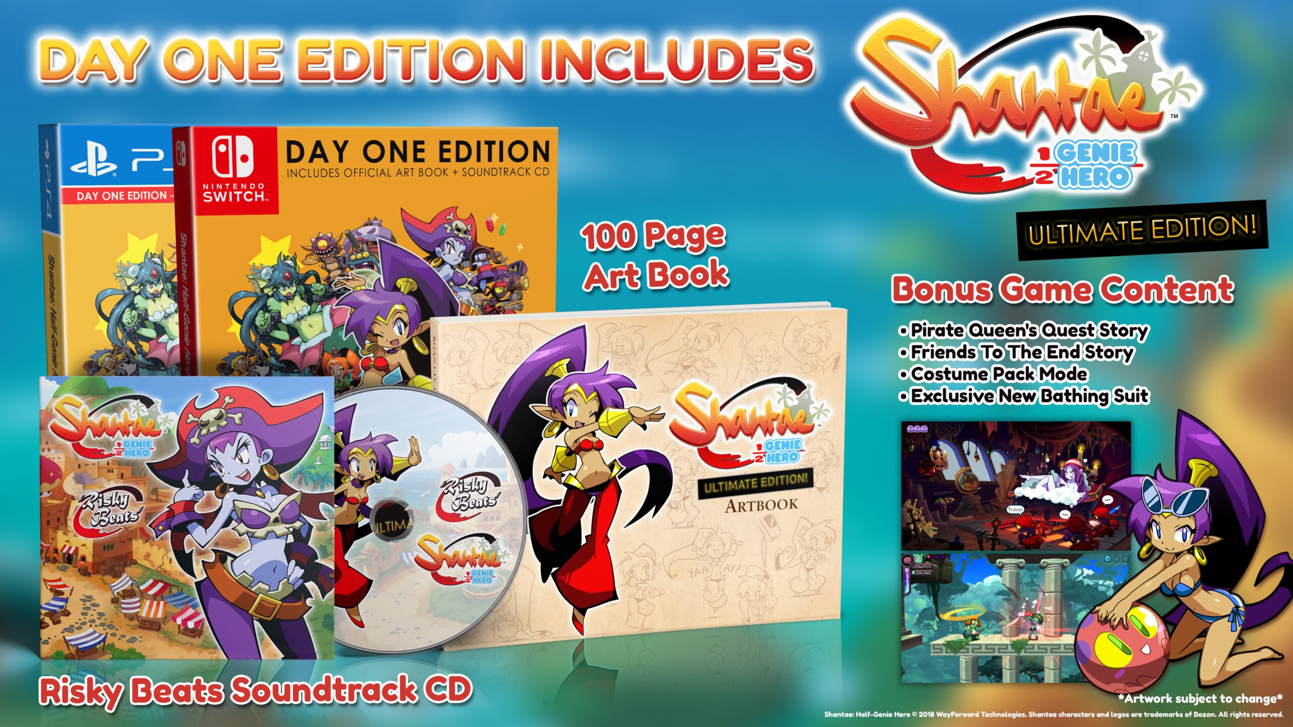 Shantae: Half-Genie Hero Edition launches April 27 Europe - Gematsu