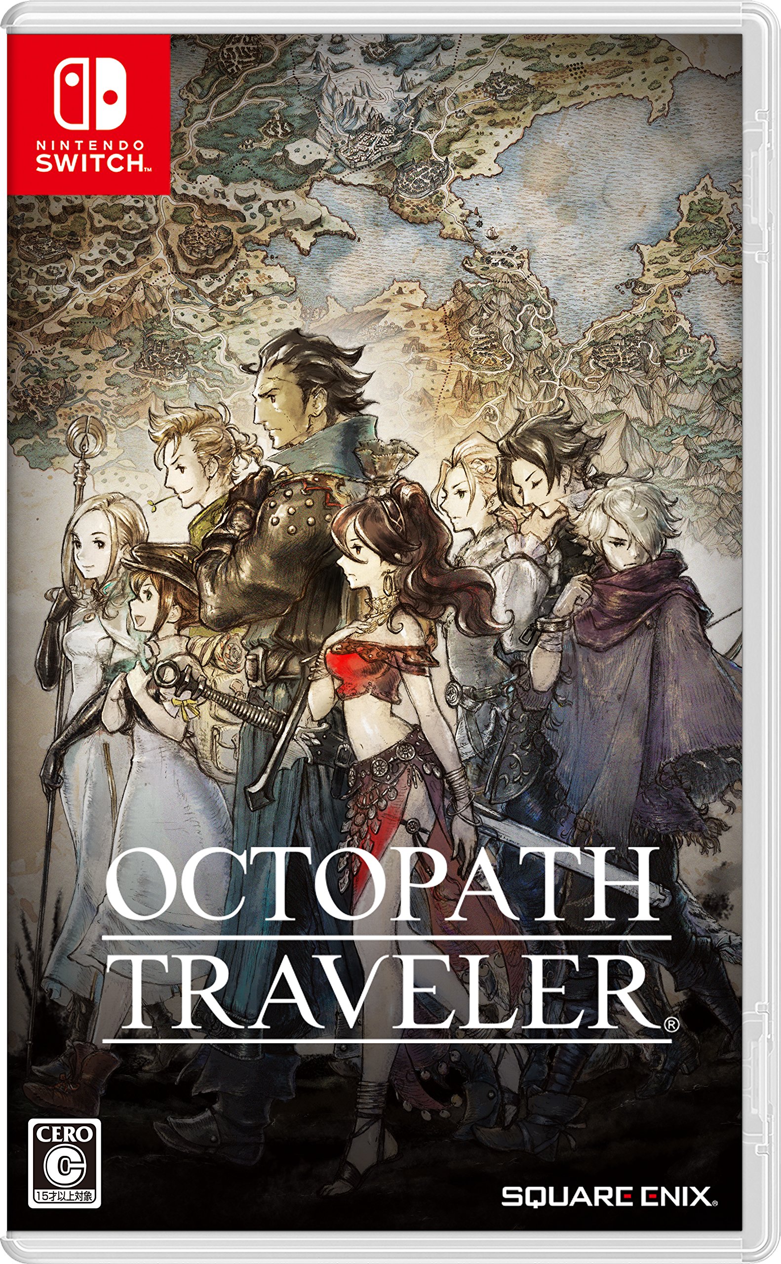 Octopath Traveler Japanese box art [Update] - Gematsu
