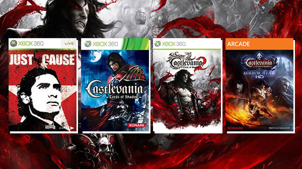 Just Cause, Castlevania: Lords of Shadow 1, 2, and Mirror of Fate