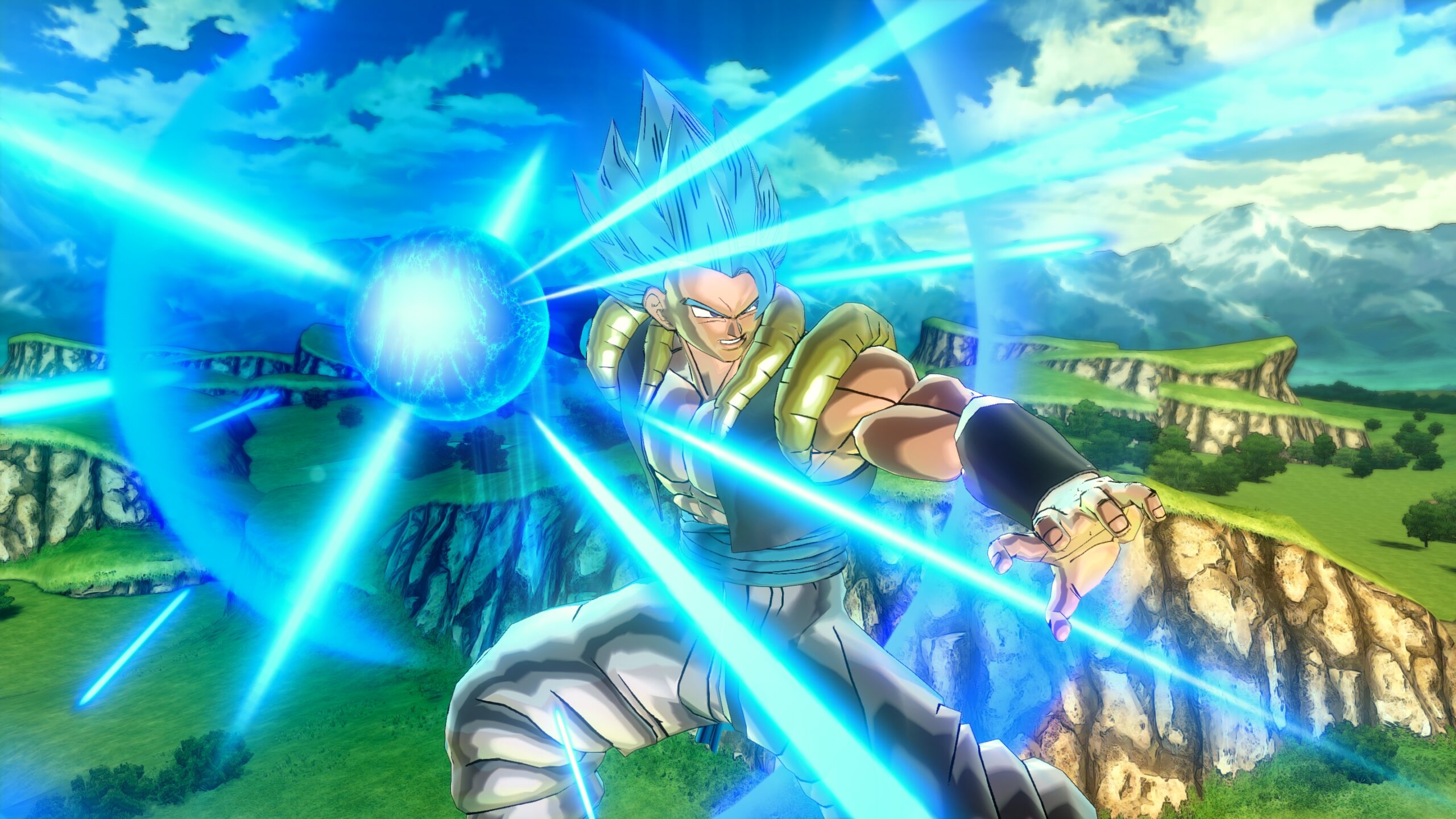 Dragon Ball Xenoverse 2 DLC character Gogeta (SSGSS) screenshots - Gematsu