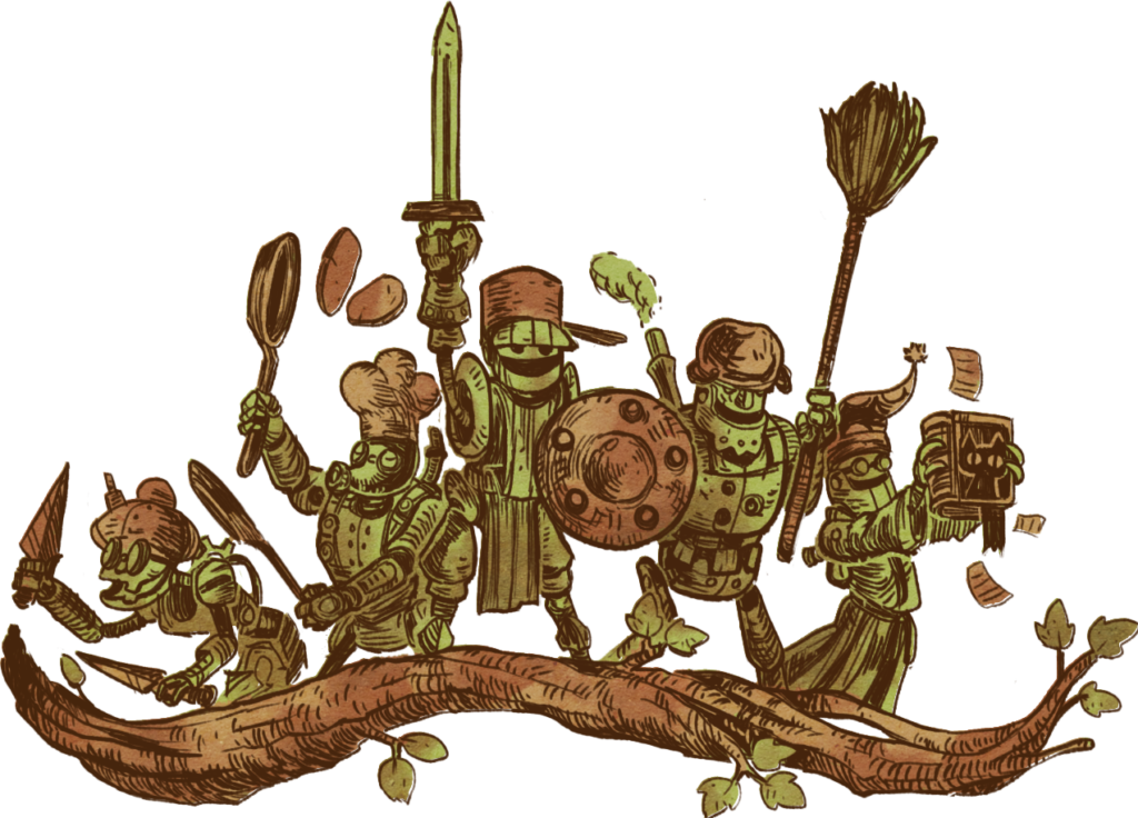 Turnbased roleplaying card game SteamWorld Quest Hand of Gilgamech