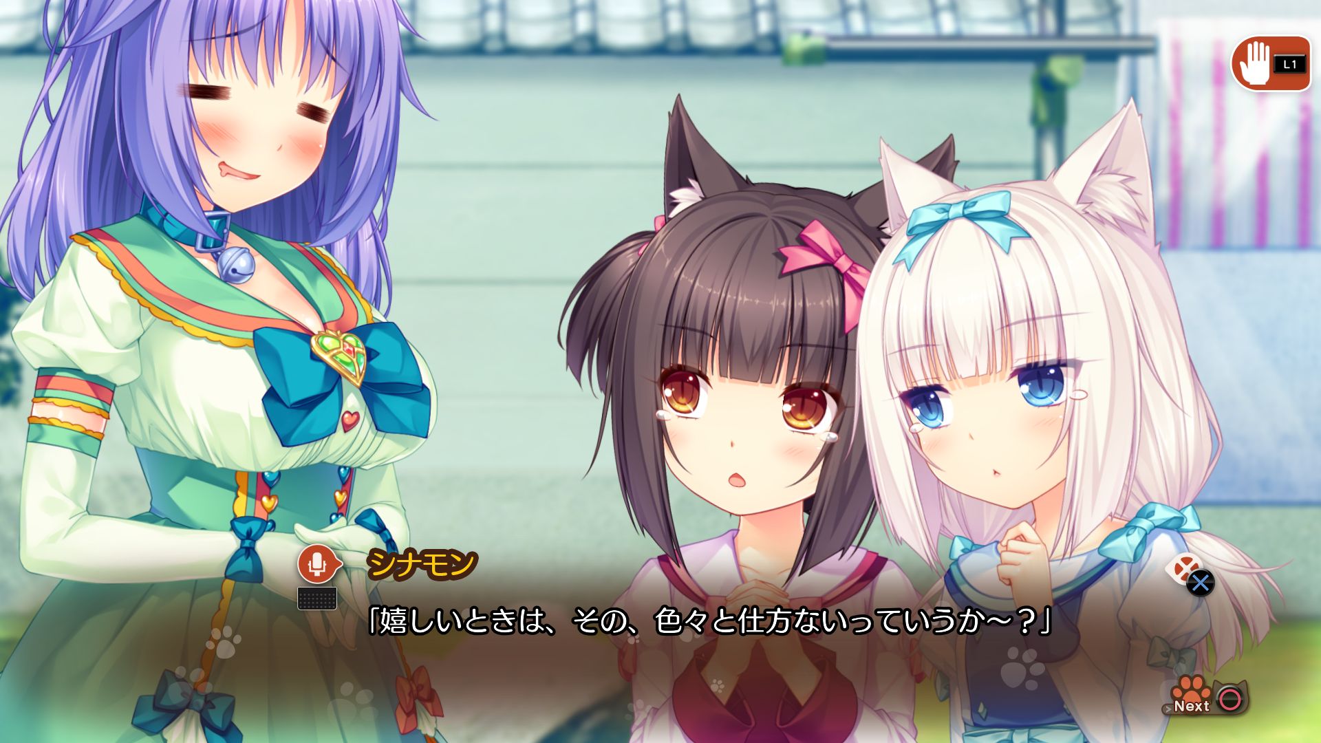 Nekopara Vol. 2 for PS4 and Switch includes Nekopara Extra.