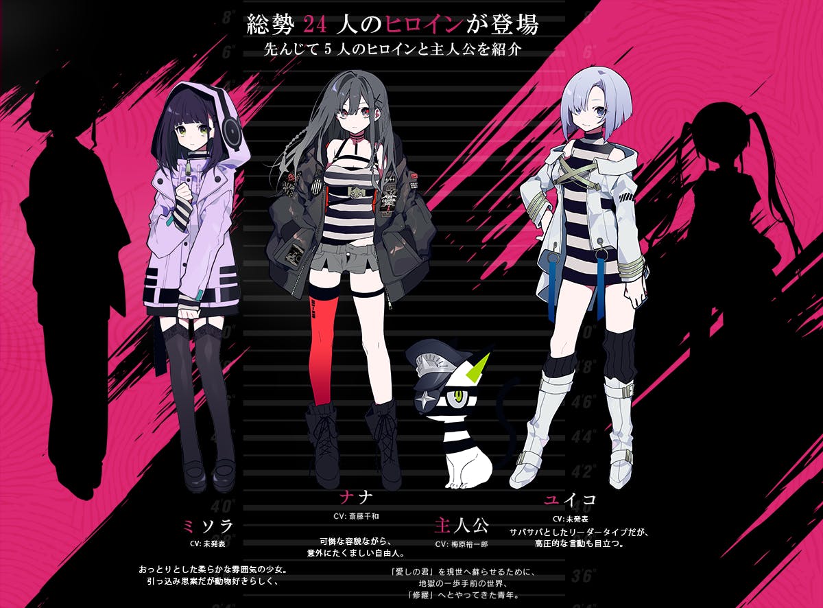 Criminal Girls X introduces first three heroines, game system routine ...