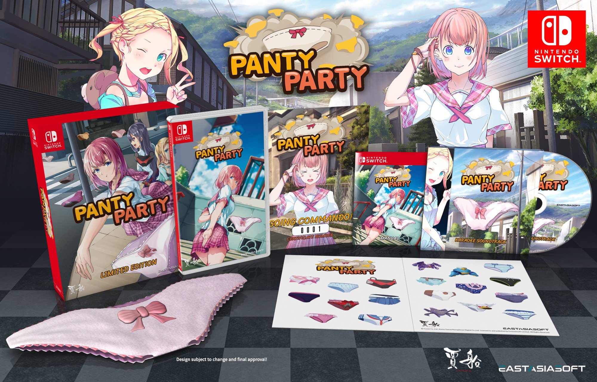 Panty Party for Switch limited run physical edition announced - Gematsu