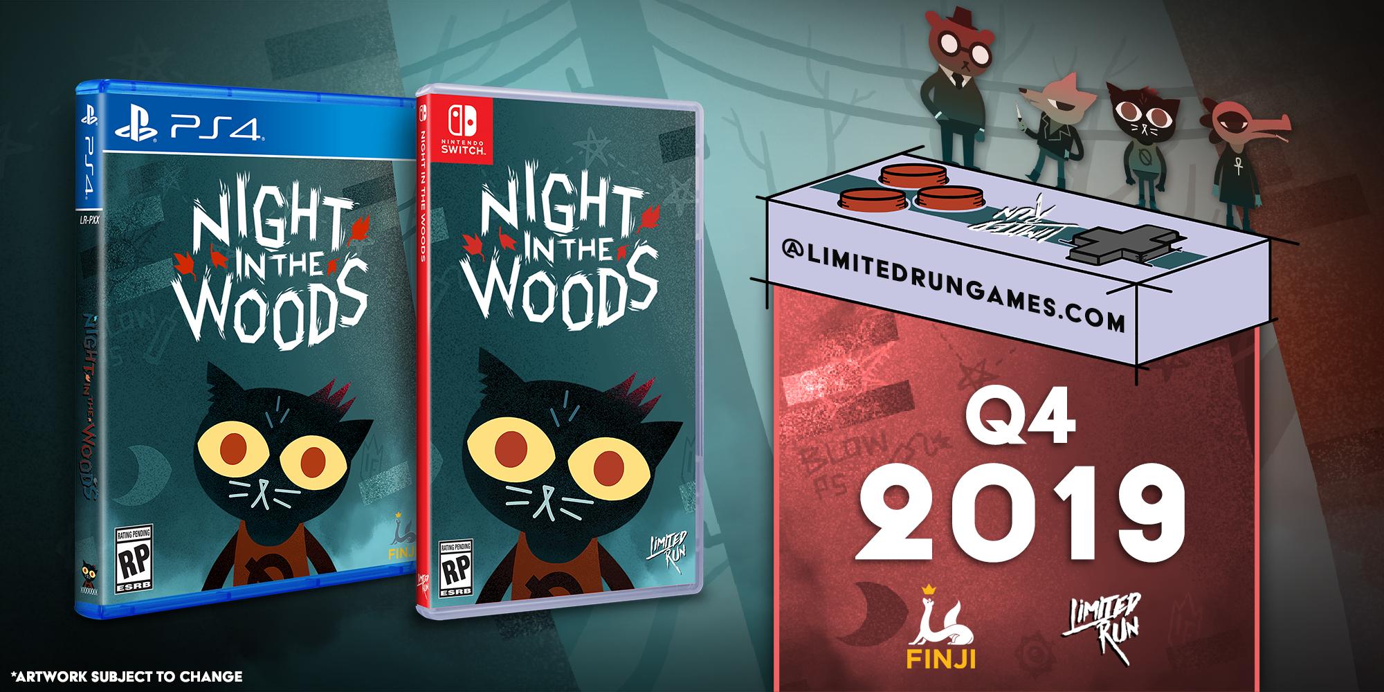 Night in the Woods PS4 and Switch limited run physical edition announced -  Gematsu