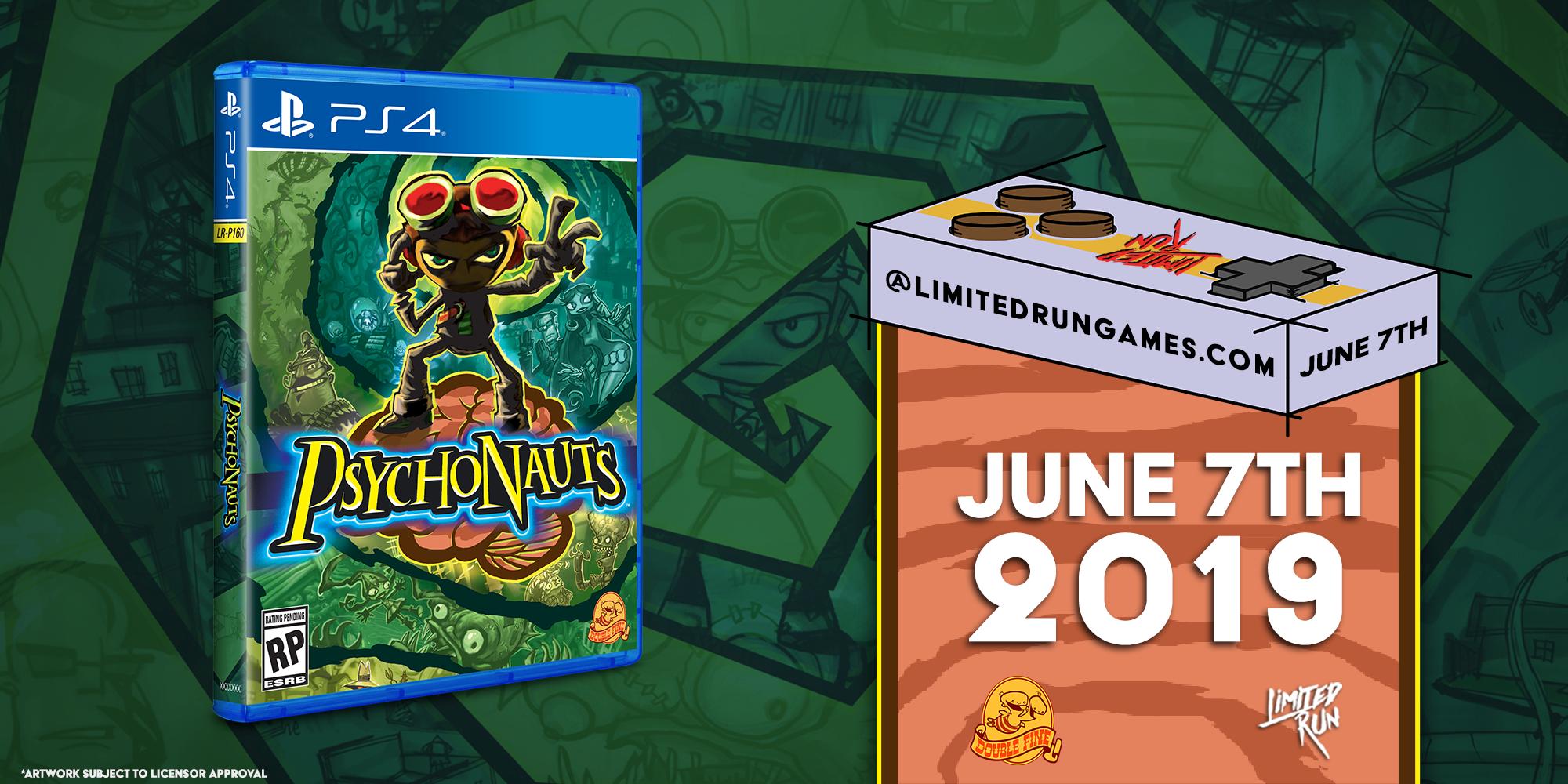 Psychonauts PS4 limited run physical edition announced - Gematsu