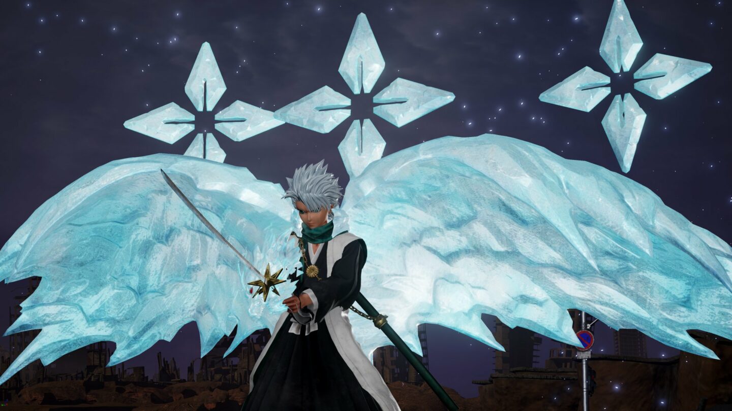 Jump Force DLC character Toshiro Hitsugaya screenshots Gematsu