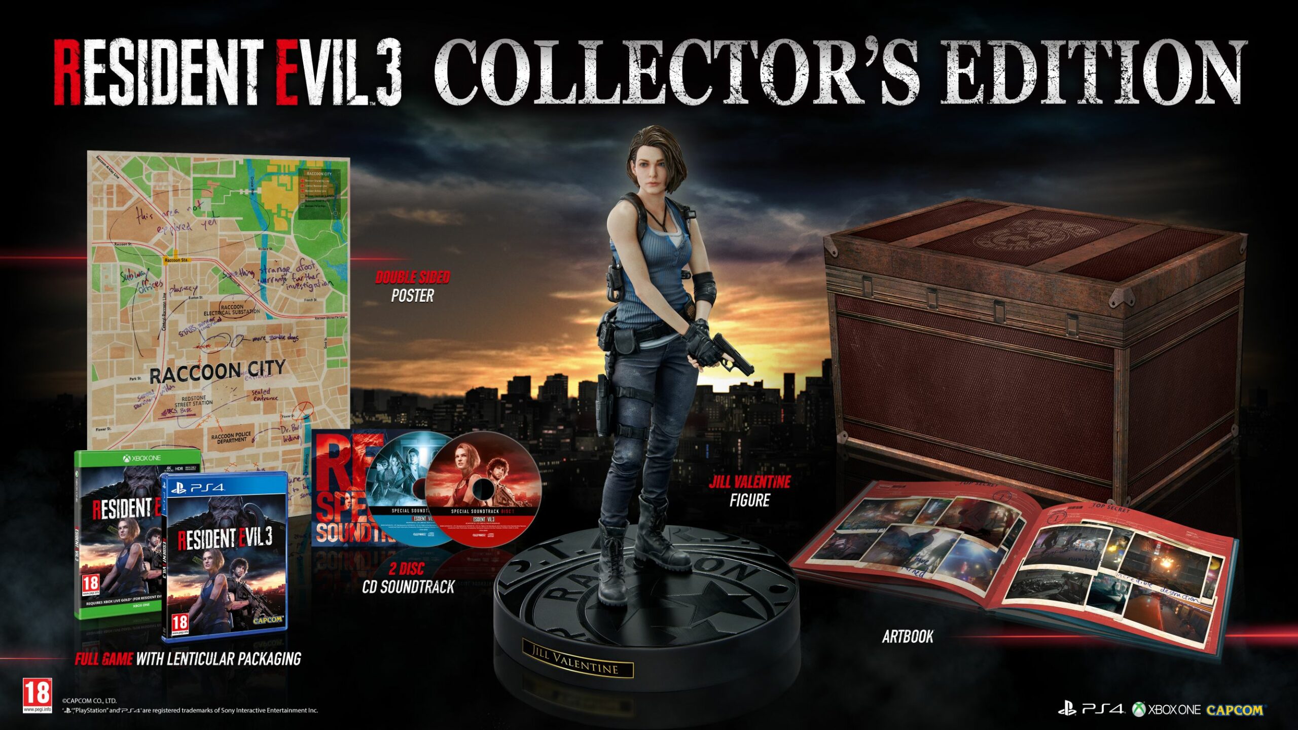 Resident Evil 3 remake Edition for Europe - Gematsu