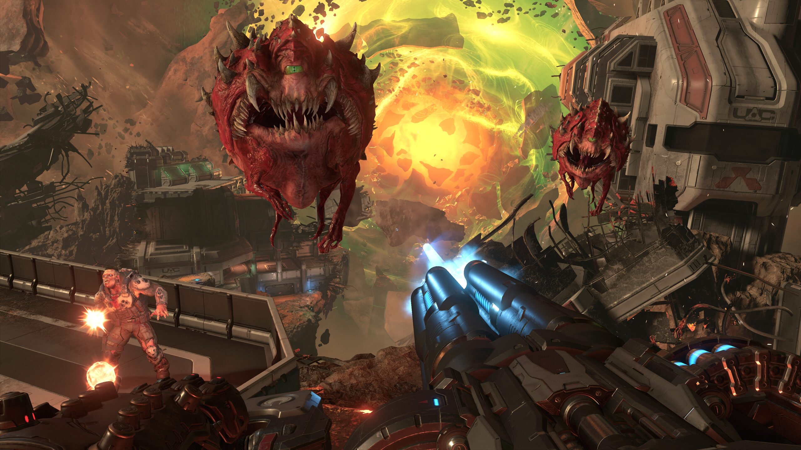 Doom Eternal New Previews Gameplay And Screenshots Gematsu