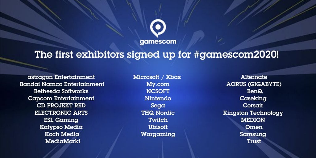 2020 first confirmed exhibitors Gematsu