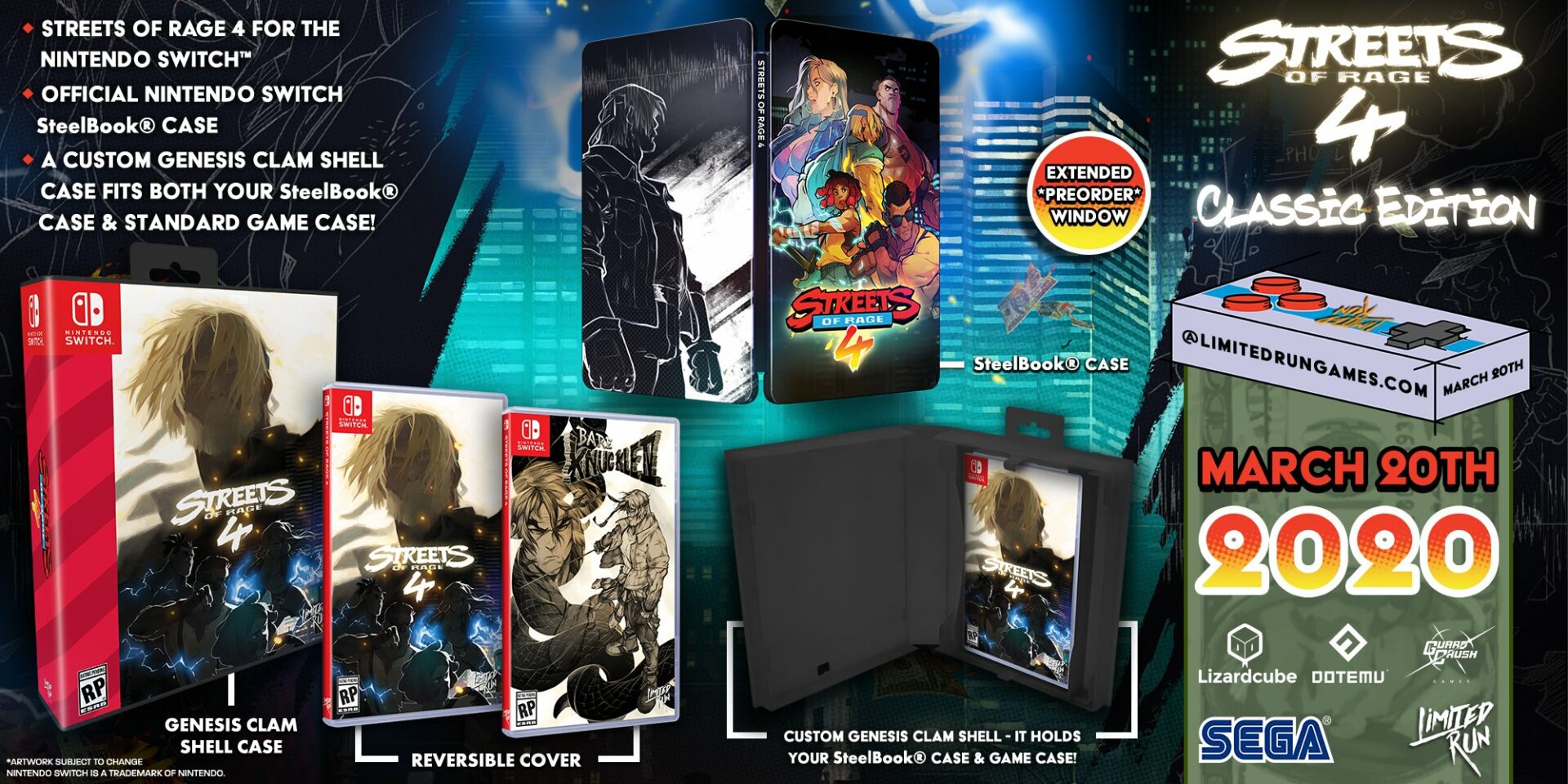 Streets of Rage 4 - Limited Run Edition Nintendo Switch (Neu (gemäss
