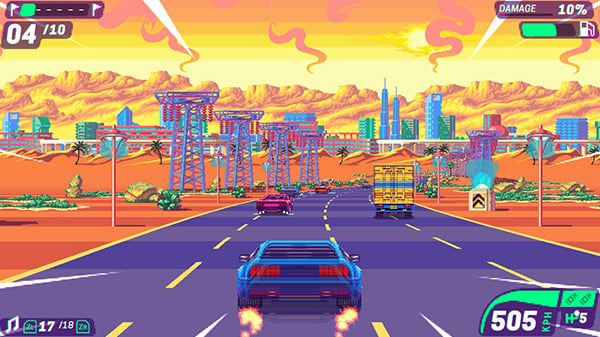 Game de corrida retro 80 s Overdrive chega ao Switch em 7 de maio