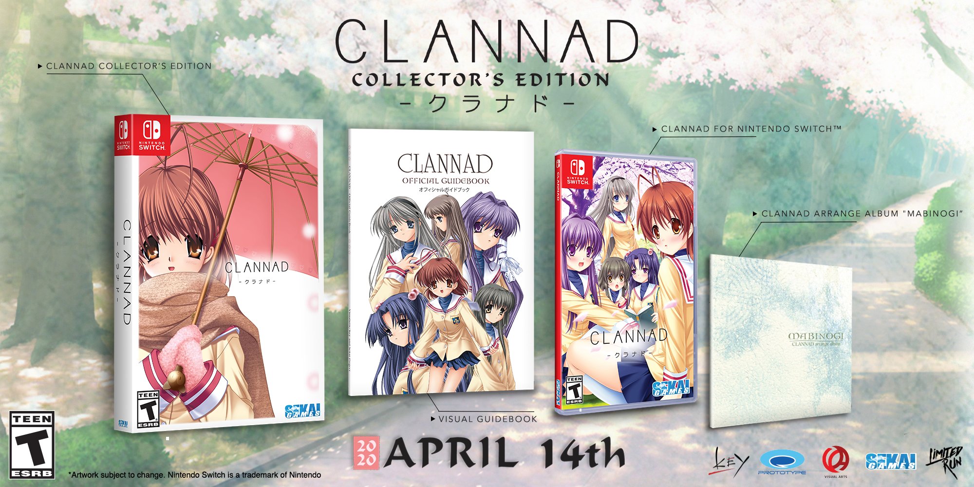 Clannad For Switch Limited Print Physical Edition Announced Gematsu