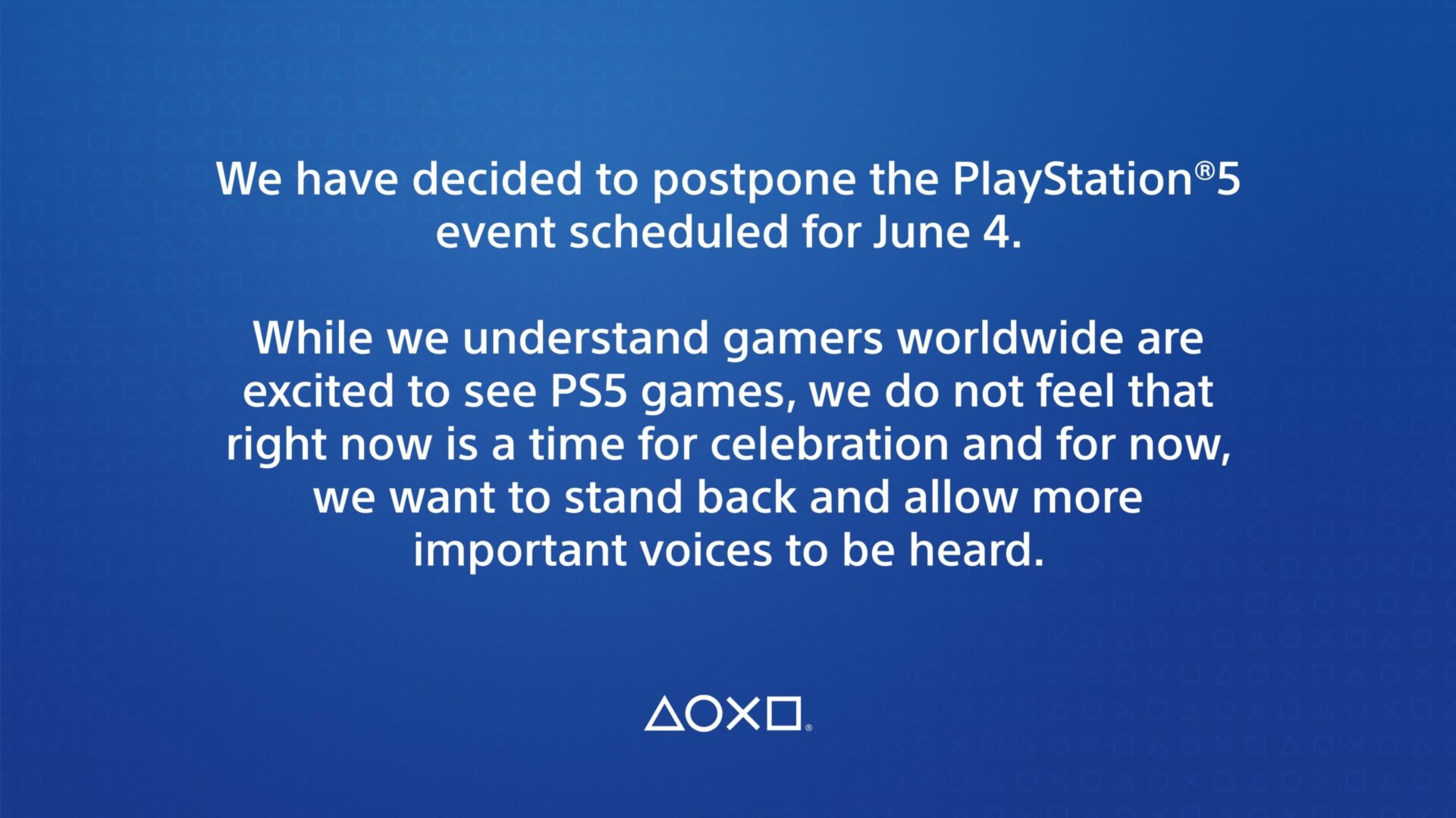 PS5: The Future of Gaming presentation postponed - Gematsu