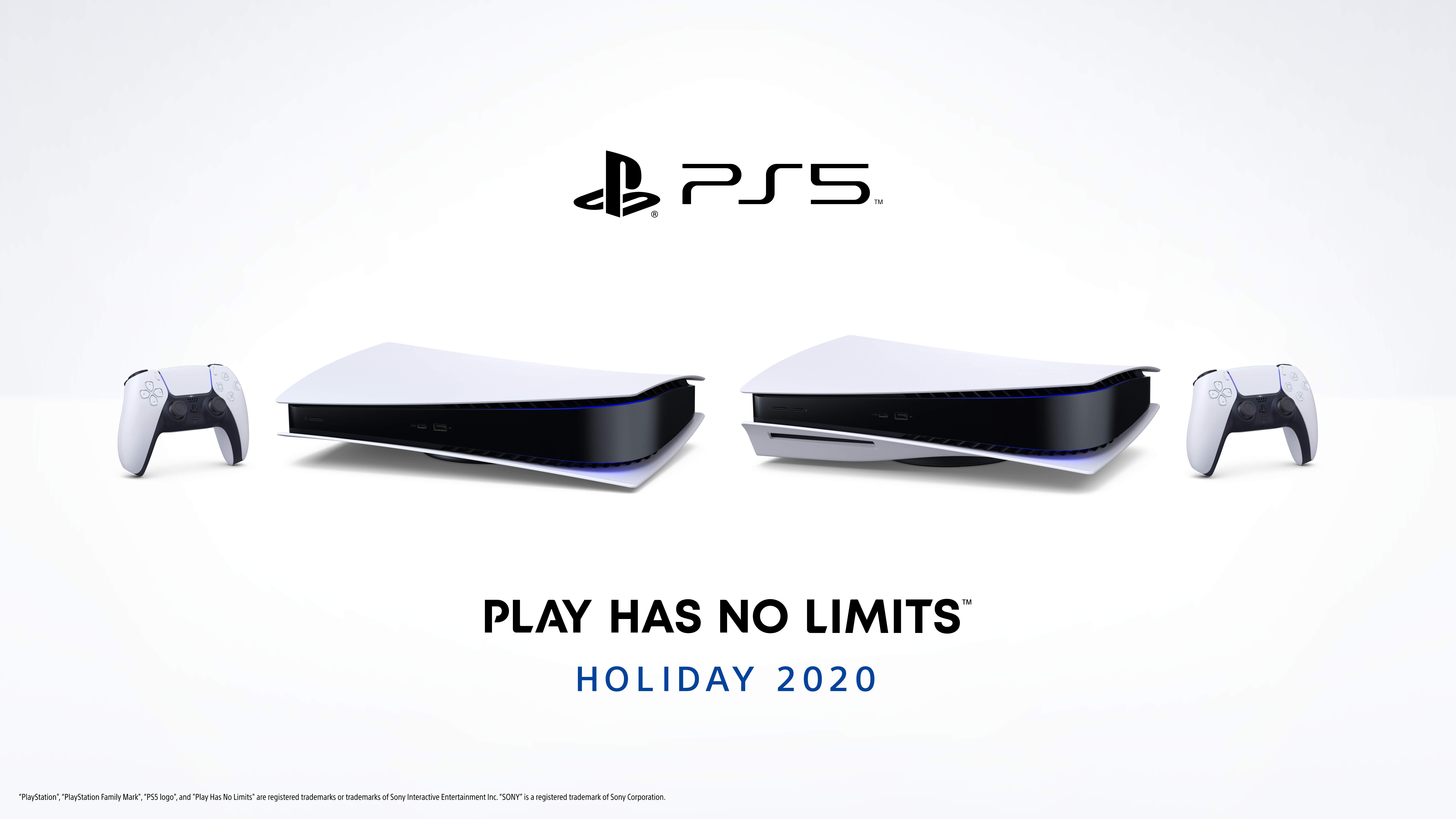 PS5 - official horizontal view image - Gematsu