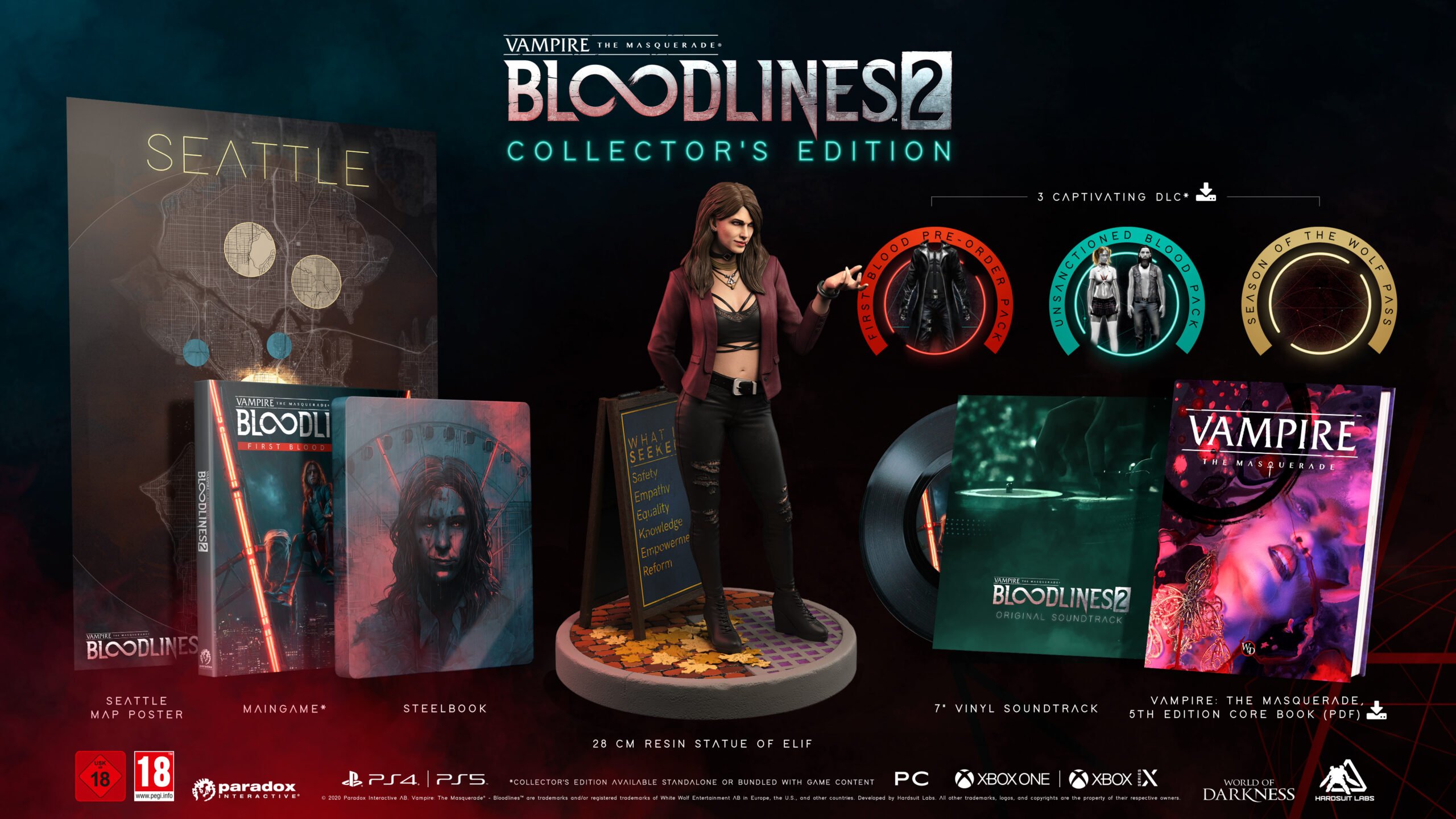 PS4 Vampire The Masquerade Bloodlines 2 First Blood Edition