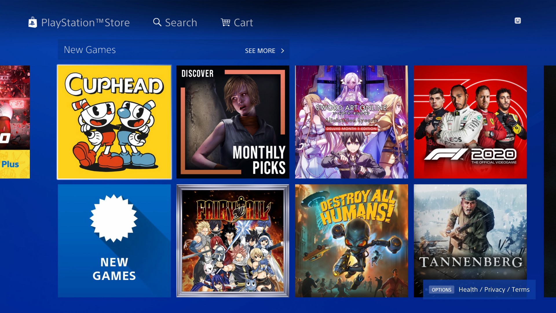 psn store monthly games