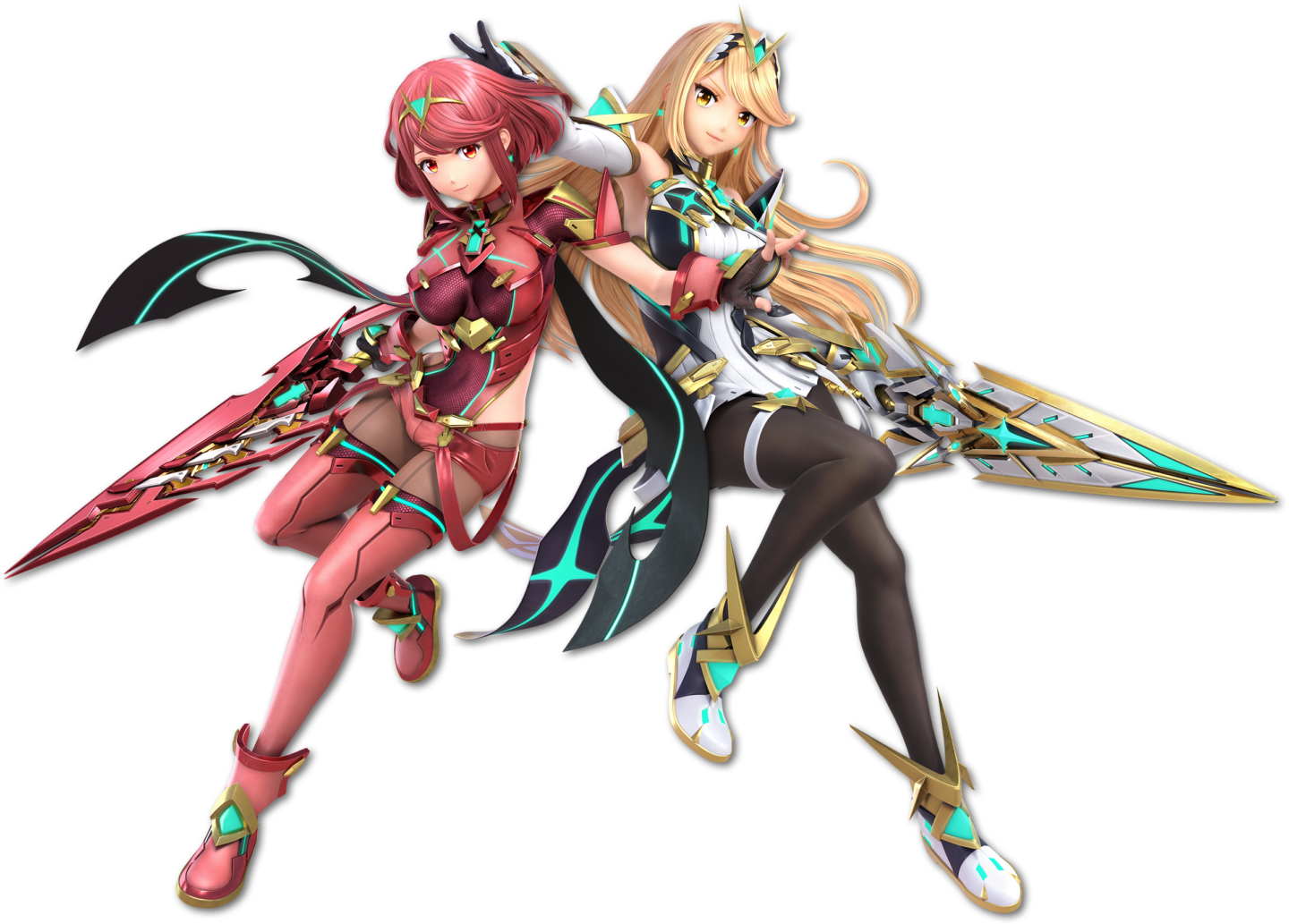 Super Smash Bros. Ultimate DLC character Pyra / Mythra from Xenoblade ...