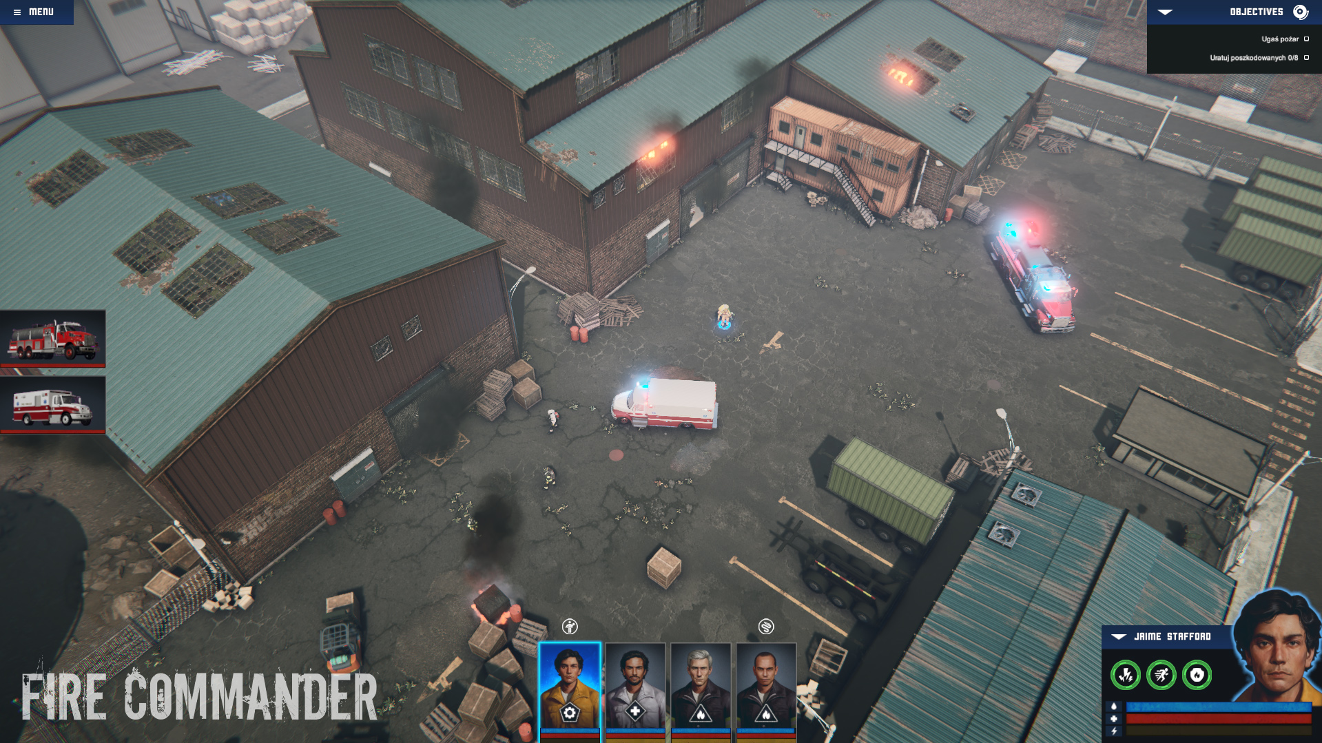 Fire Commander, jogo de bombeiros, anunciado para PS4 e PS5