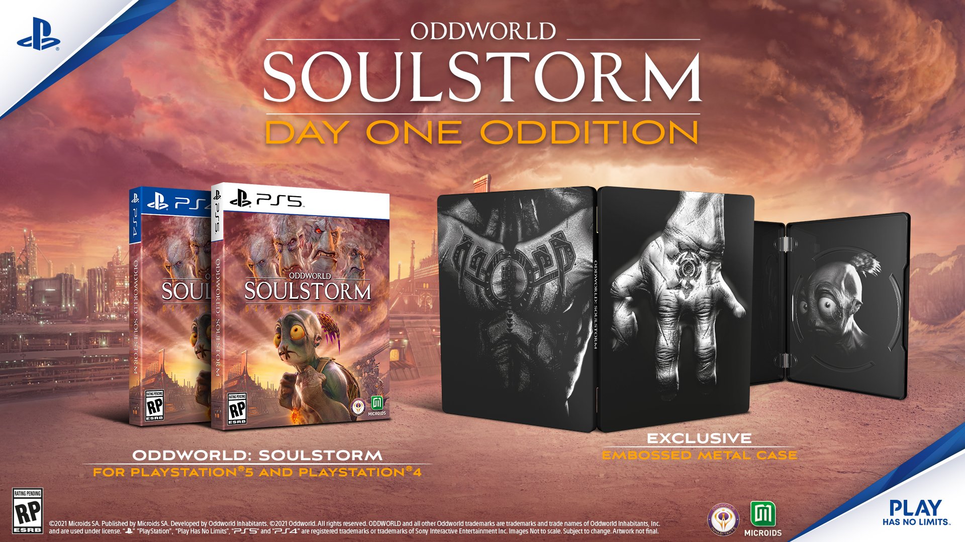 Oddworld Soulstorm Physical Edition Launches July 6 Gematsu