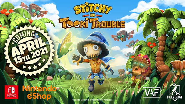 #
                Side-scrolling platformer Stitchy in Tooki Trouble for Switch launches April 15