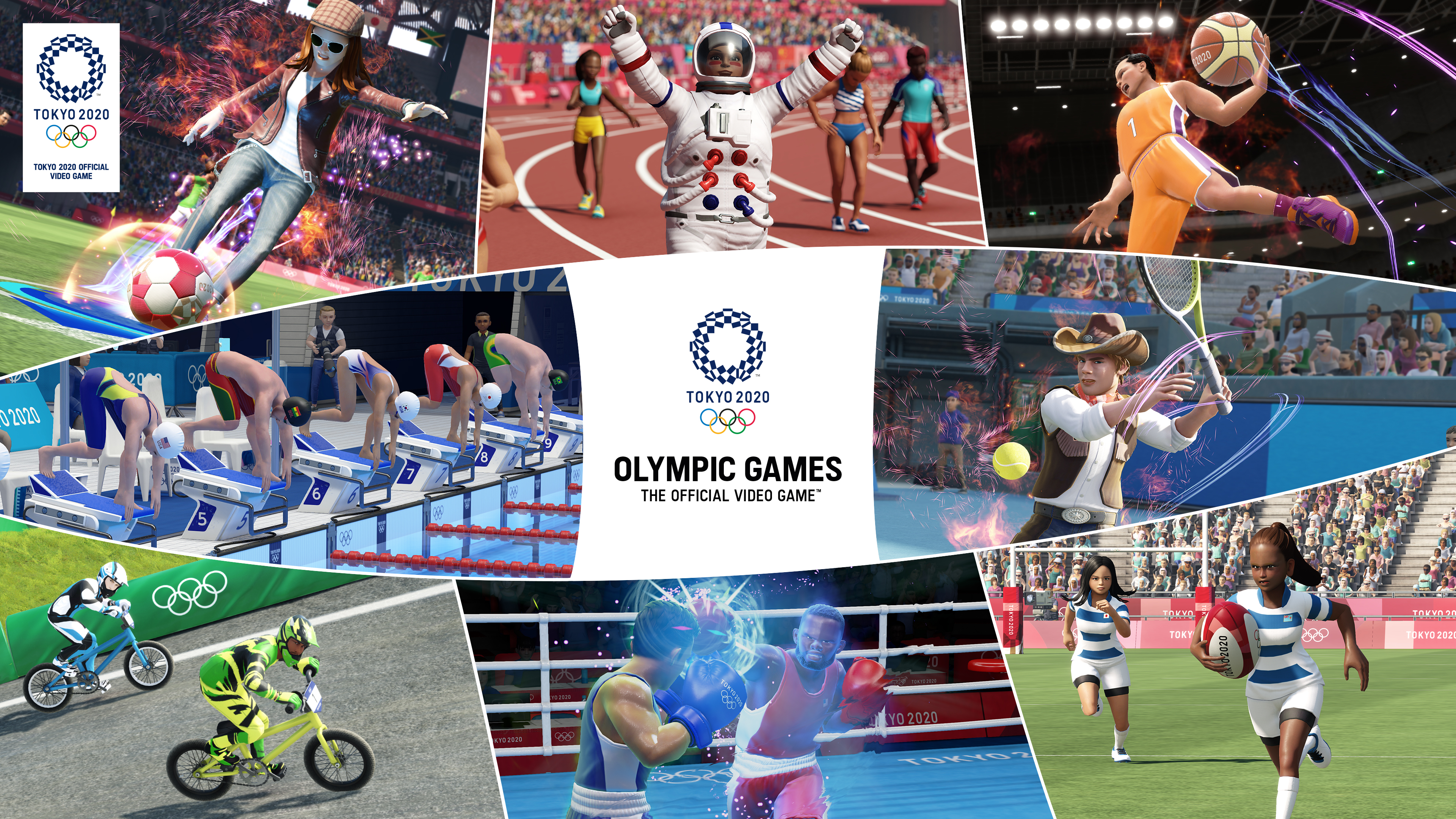 session Lækker banner Olympic Games Tokyo 2020: The Official Video Game launches June 22 in the  west for PS4, Xbox One, Switch, PC, and Stadia - Gematsu