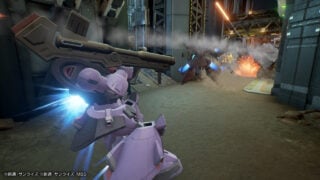 Free-to-play team-based first-person shooter Gundam Evolution 